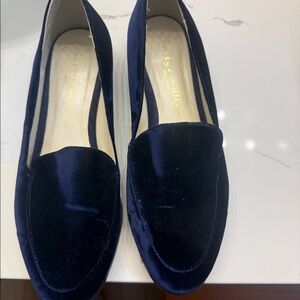 VINTAGE Bettye Muller blue suede shoes size 39.5.